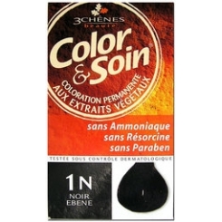 COLOR & SOIN COLORATION NOIR EBENE 1N