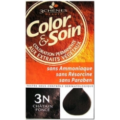 COLOR & SOIN COLORATION CHATAIN FONCE 3N