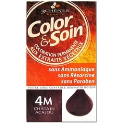 COLOR & SOIN COLORATION CHATAIN ACAJOU 4M