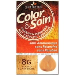 COLOR & SOIN COLORATION BLOND CLAIR DORE 8G