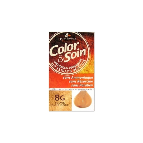 COLOR & SOIN COLORATION BLOND CLAIR DORE 8G