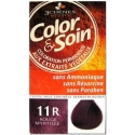 COLOR & SOIN KIT COLORATION PERMANENTE ROUGE MYRTILLE 11R