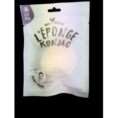 L'ÉPONGE KONJAC PURE ET NATURELLE POUR LE VISAGE