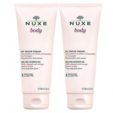 NUXE BODY LOT DE 2 GEL DOUCHE FONDANT